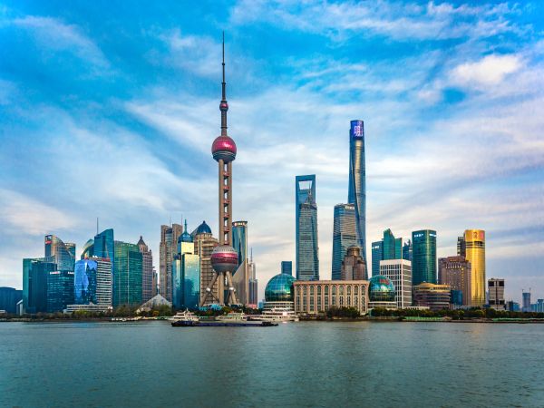 The Bund in Shanghai